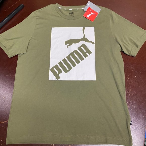 Puma Other - Puma Big Logo TL49890 Pullover T Shirt Size M L
